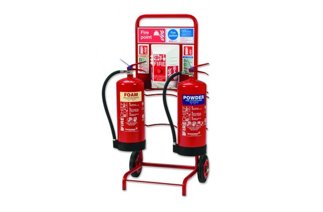 Howler Double Extinguisher Trolley